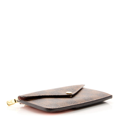 Louis Vuitton Damier Ebene Recto Verso Card Holder Rose Ballerine 4 of 9