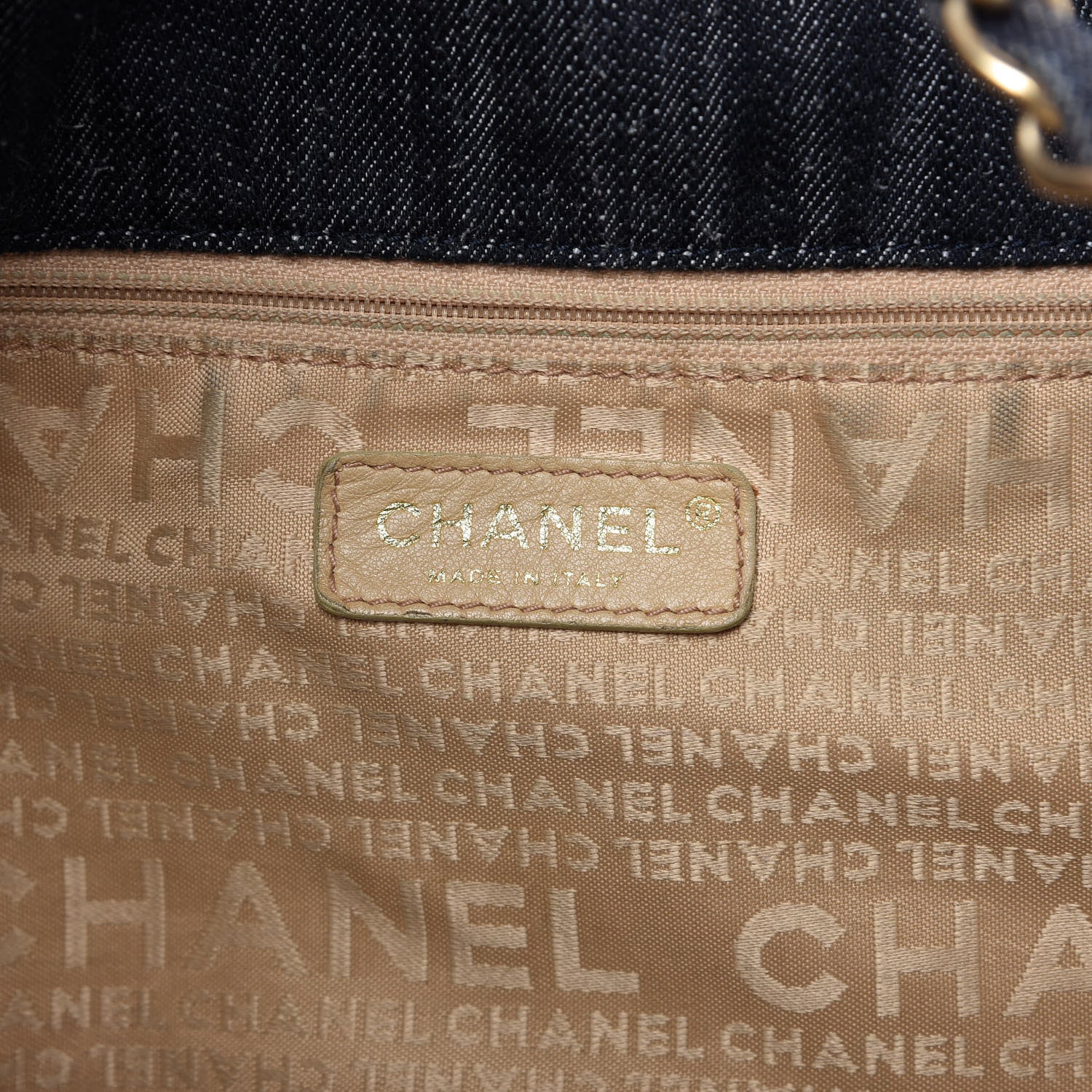 Chanel Denim XL Coco Cabas Tote Blue 9 of 11