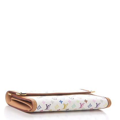Louis Vuitton Monogram Multicolor Porte Tresor International Wallet White 4 of 7