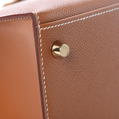 Hermes Epsom Kelly Sellier 28 Gold 8 of 37