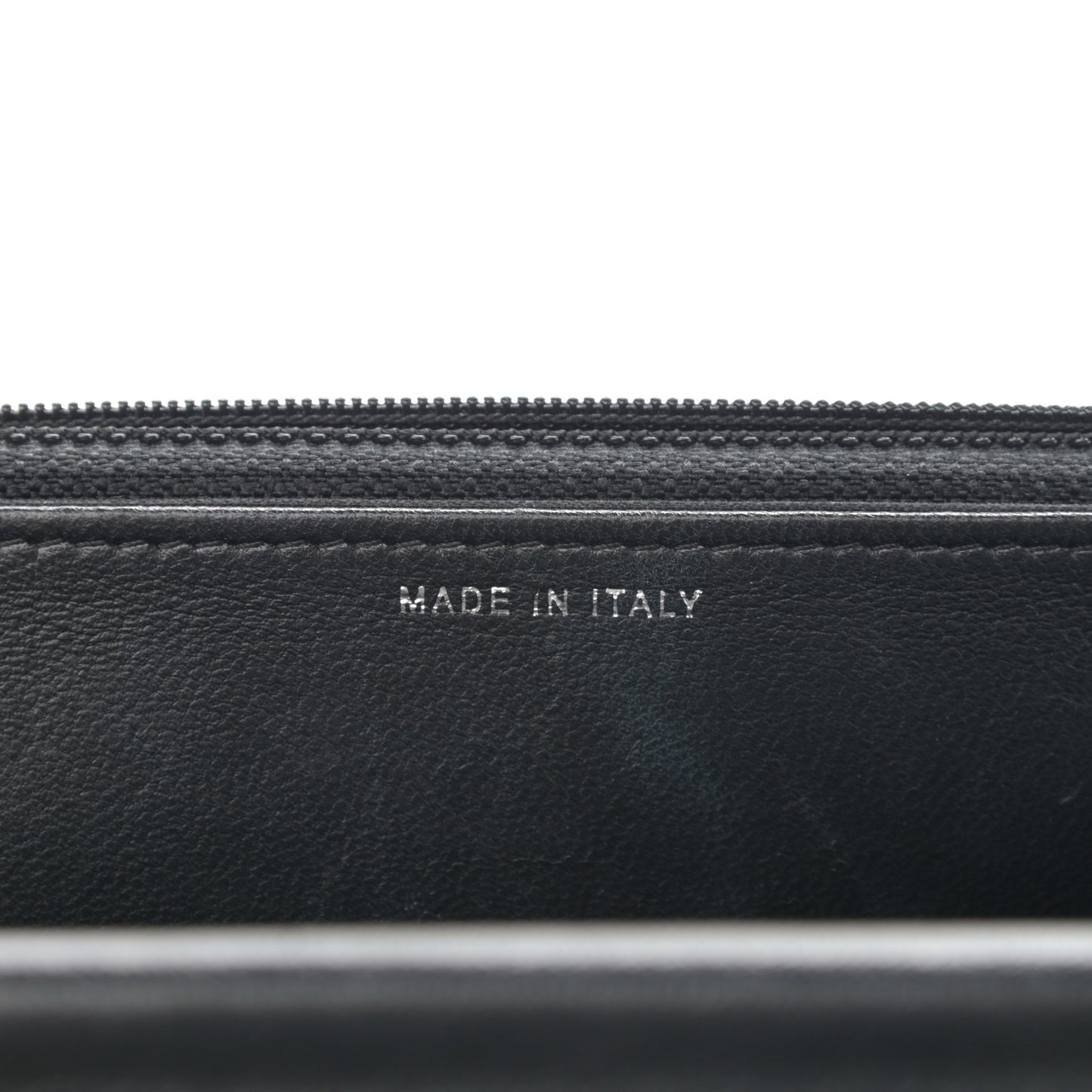 Lambskin Quilted Boy Wallet On Chain WOC Black