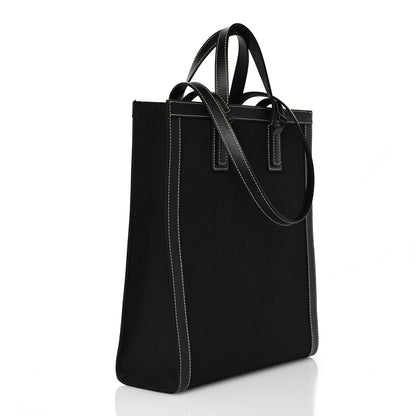 MCM Napacot Canvas Spanish Calfskin Medium Klassik Tote Black 3 of 17