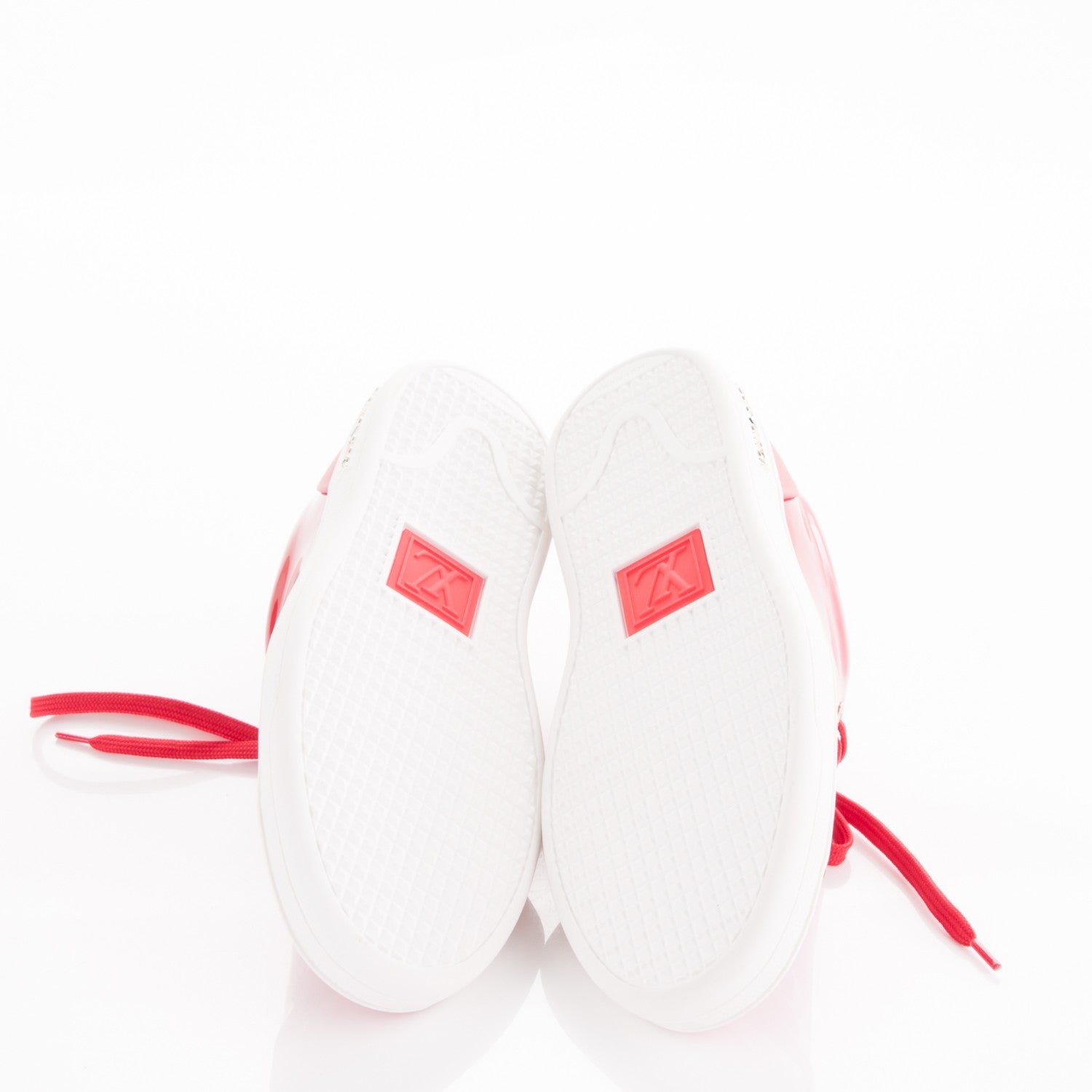 Louis Vuitton Patent Calfskin Frontrow Sneakers 36.5 Rouge 5 of 8