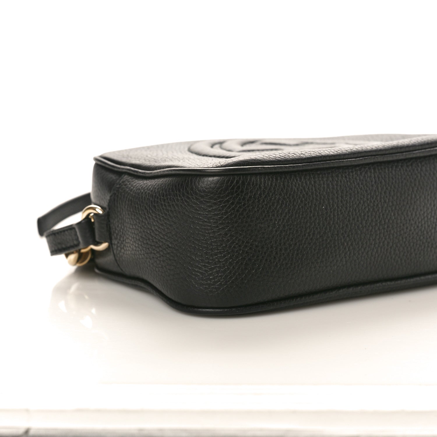 Gucci Pebbled Calfskin Small Soho Disco Bag Black 9 of 10
