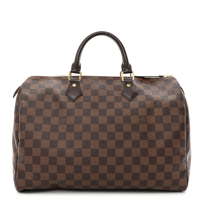 Louis Vuitton Damier Ebene Speedy 35 1 of 10