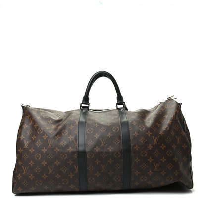 Louis Vuitton Monogram Macassar Keepall Bandouliere 55 1 of 8