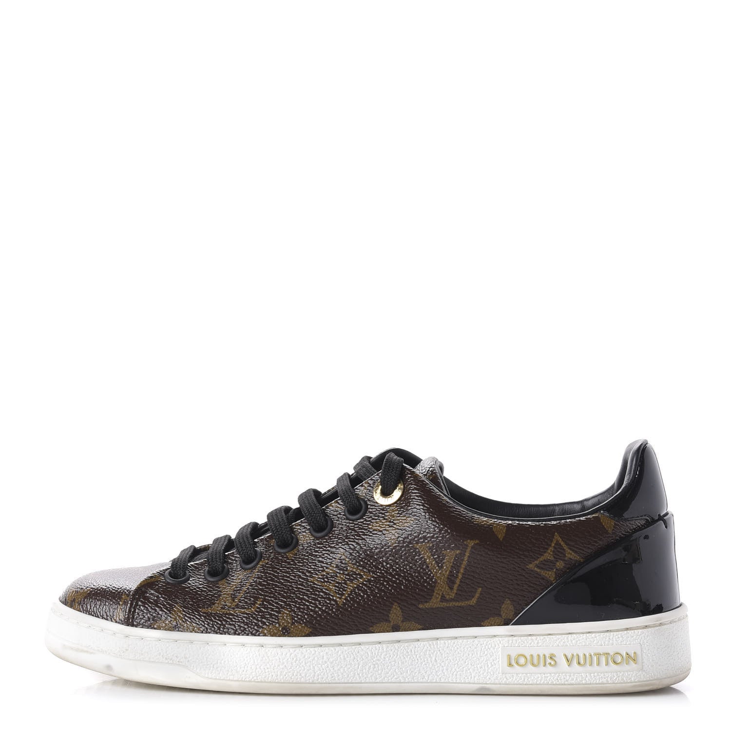 Louis Vuitton Patent Monogram Frontrow Sneakers 35 1 of 9