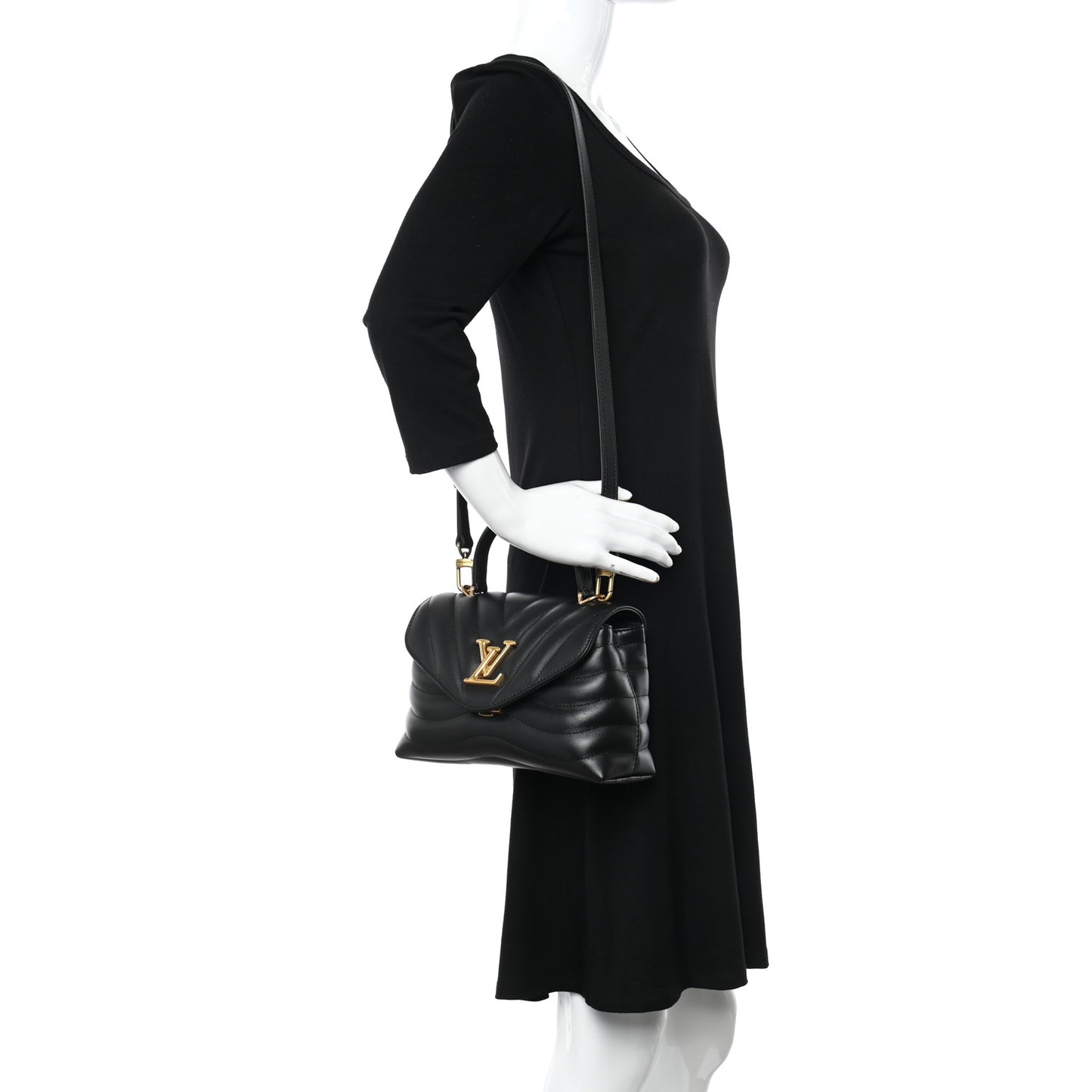 Calfskin Hold Me New Wave Black