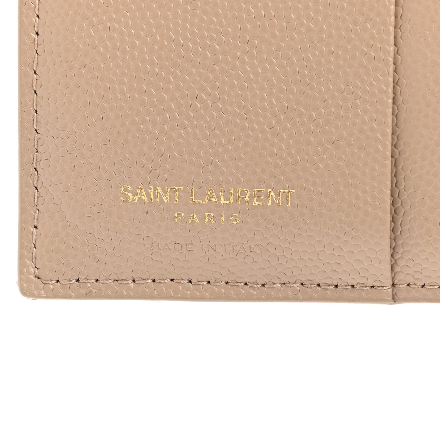 Grain De Poudre Matelasse Chevron Monogram Zipped Card Case Nude Powder
