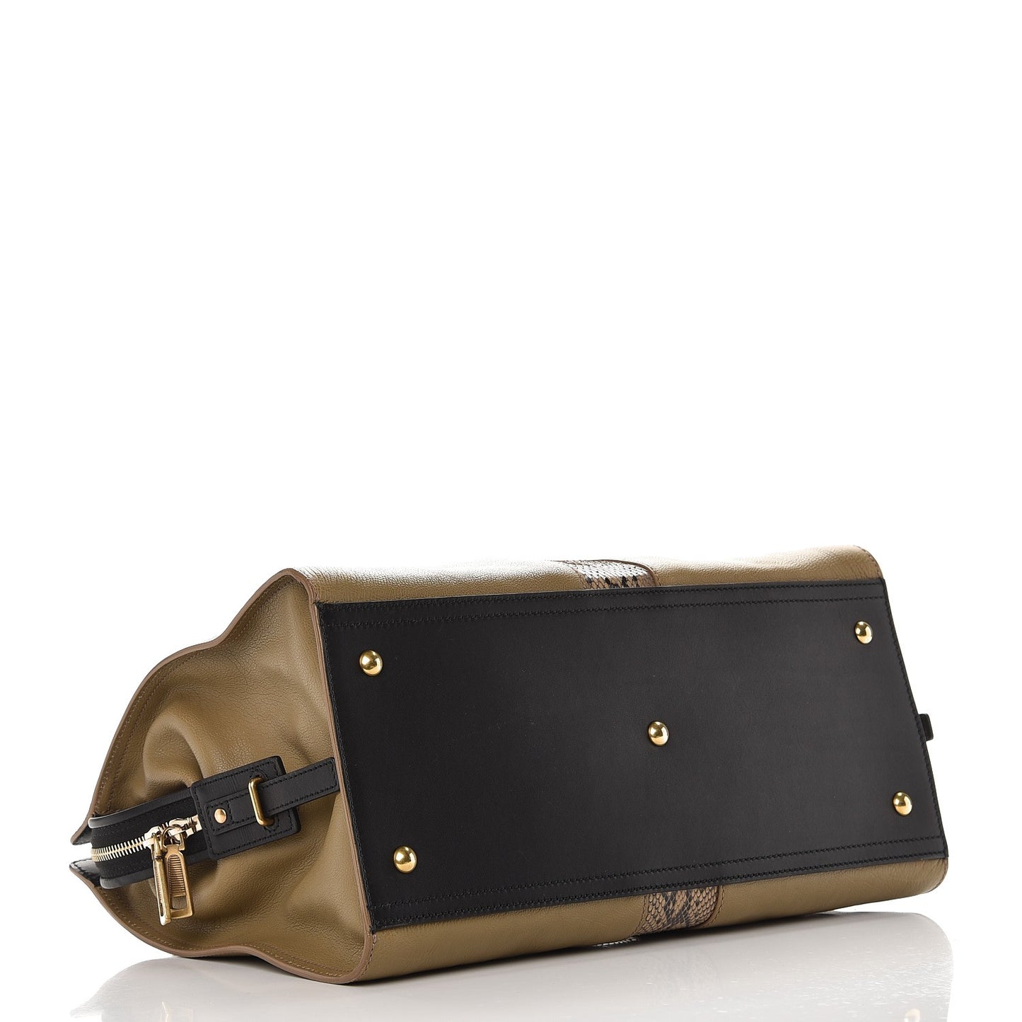 Calfskin Python Medium Cabas Chyc Brown