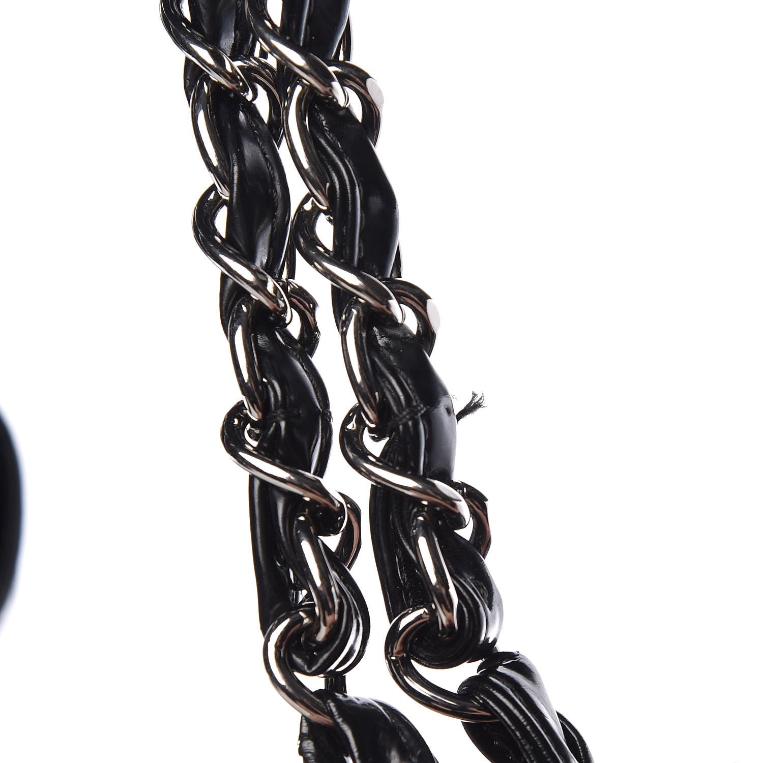 Chanel Vinyl XL Coco Cabas Black 16 of 17