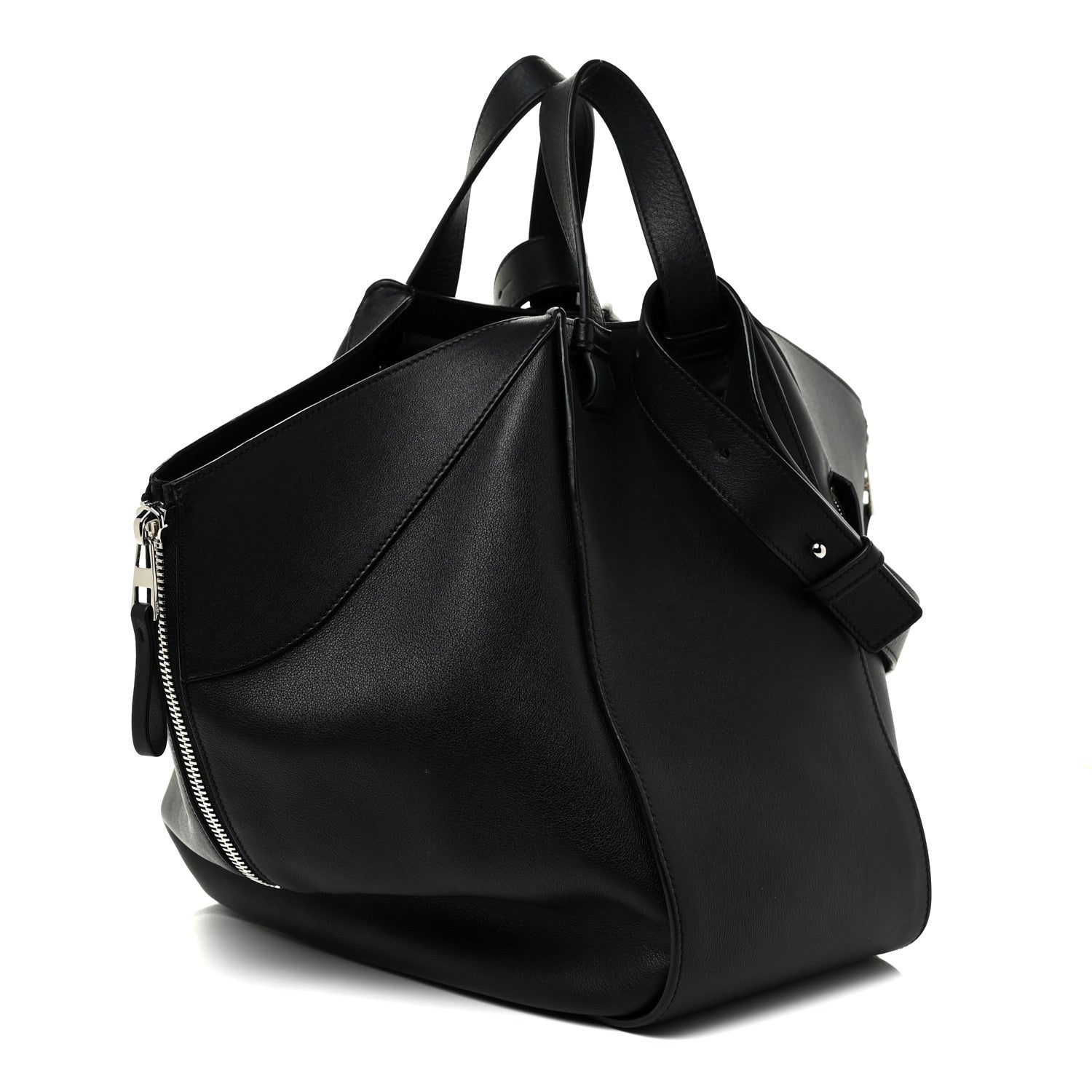 Loewe Calfskin Medium Hammock Shoulder Bag Black 3 of 20