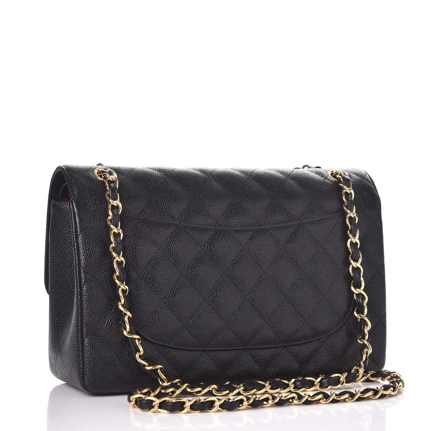 Chanel Caviar Quilted Jumbo Double Flap Black 4 of 9