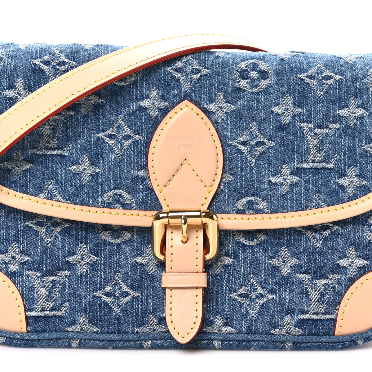 Louis Vuitton Monogram Denim Diane Blue 7 of 10