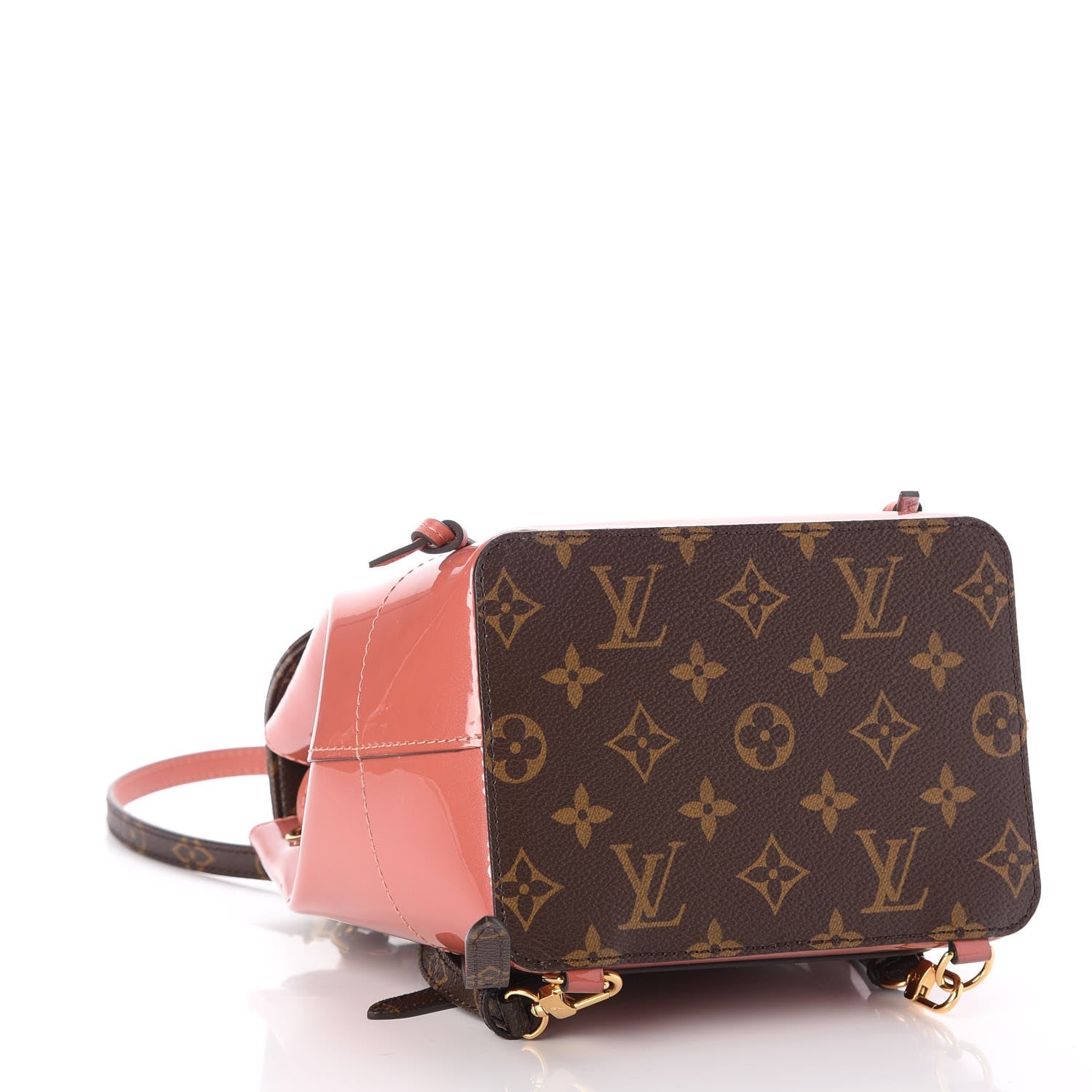 Louis Vuitton Patent Monogram Hot Springs Backpack Vieux Rose 4 of 7