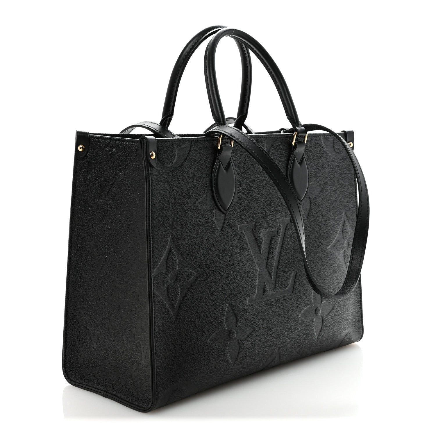 Louis Vuitton Empreinte Monogram Giant Onthego MM Black 3 of 9