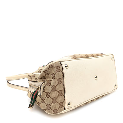 Gucci Monogram Small Princy Satchel Off White 4 of 11