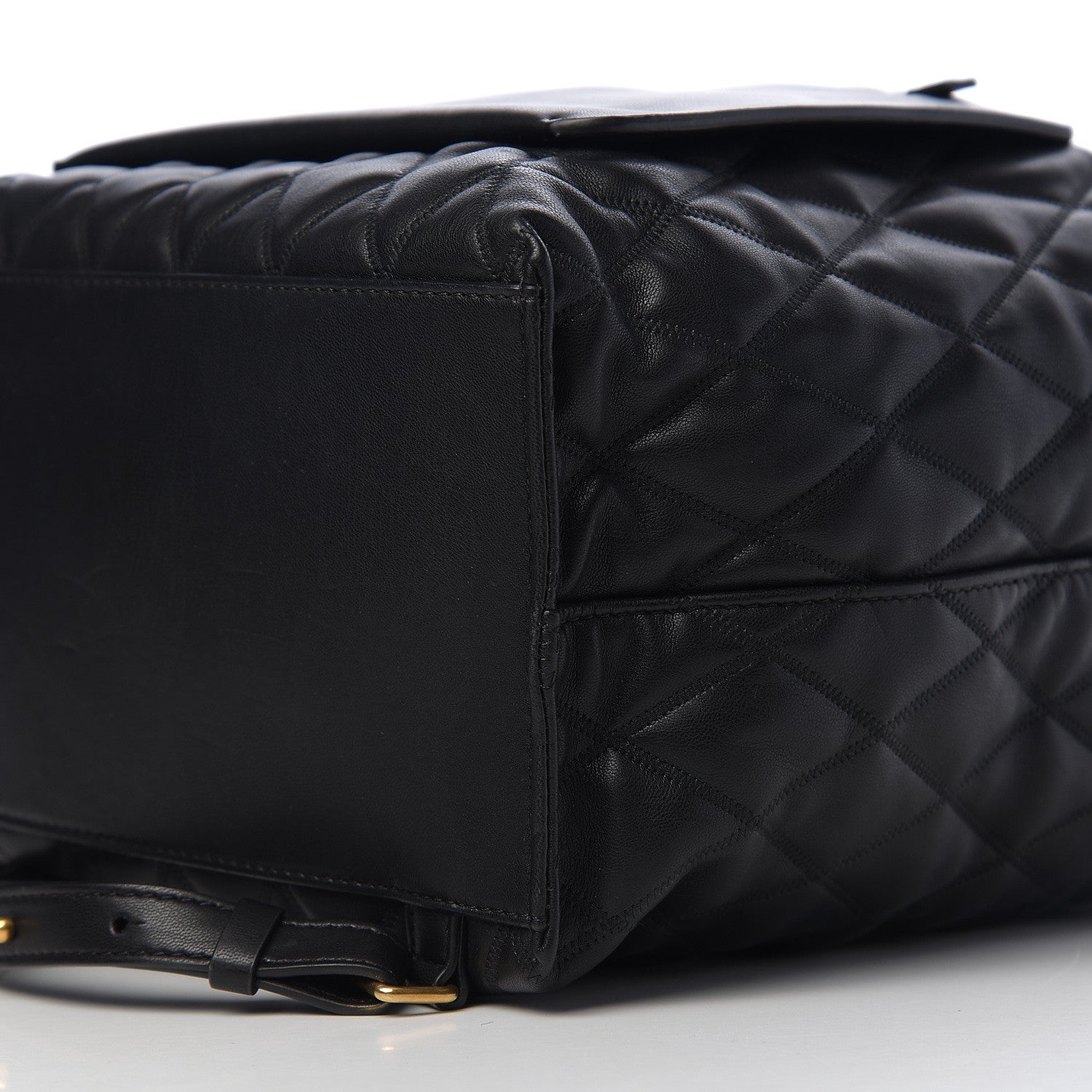 Givenchy Rubberized Canvas Quilted Duo Backpack Black 9 of 11