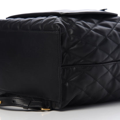 Givenchy Rubberized Canvas Quilted Duo Backpack Black 9 of 11