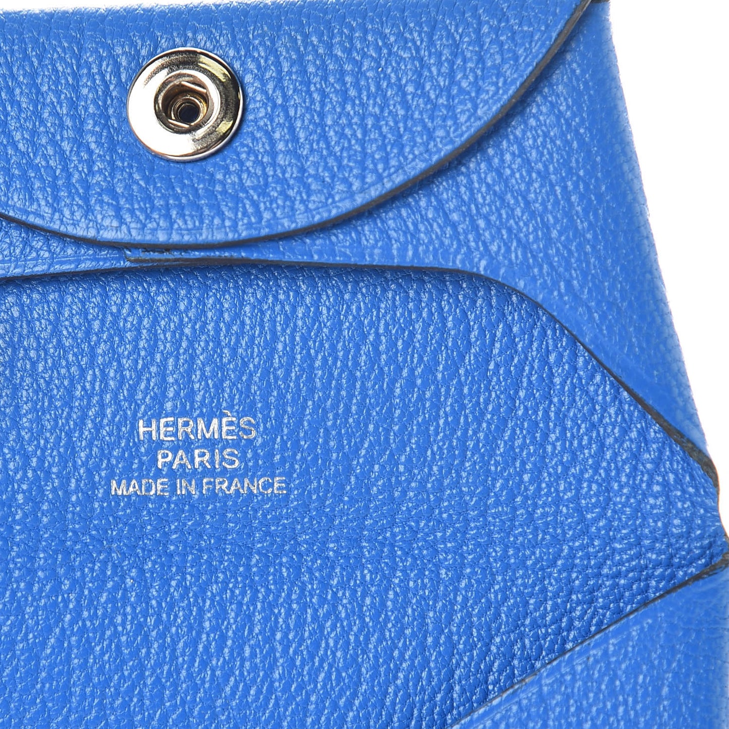 Chevre Mysore Bastia Coin Purse Bleu Hydra