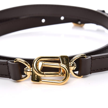 Louis Vuitton Calfskin 16mm Adjustable Shoulder Strap Brown 2 of 2