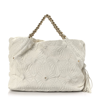 Chanel Lambskin Quilted Ca D'Oro Tote Ivory 1 of 10