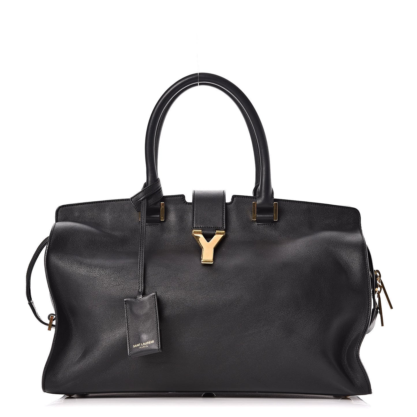 Calfskin Medium Classic Y Cabas Black