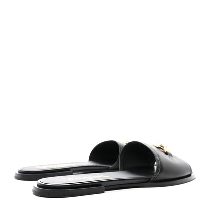Chanel Shiny Calfskin CC Mules 39 Black 4 of 9