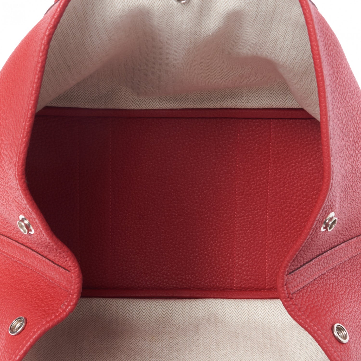 Hermes Vache Country Garden Party 36 MM Rouge Casaque 6 of 8