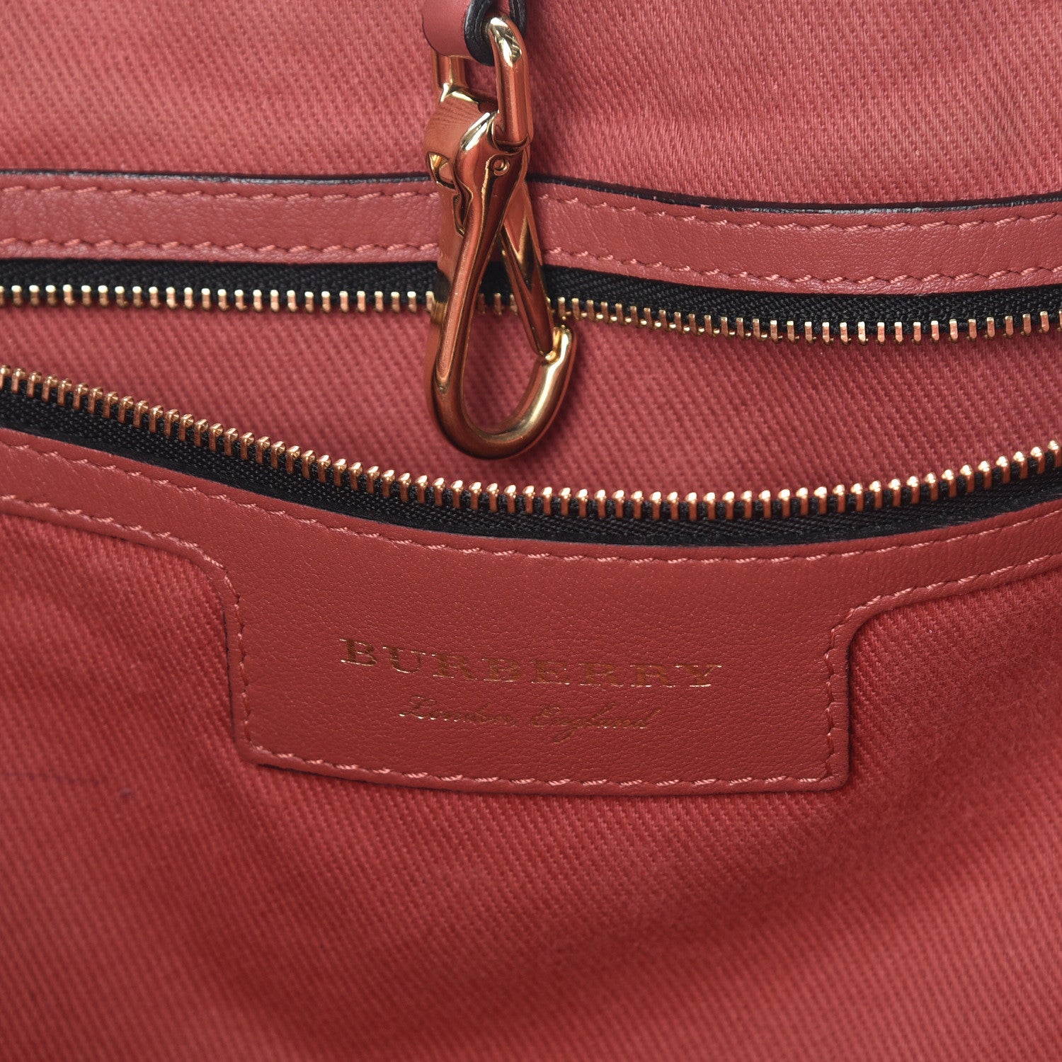 Burberry Horseferry Check Small Canterbury Tote Antique Rose 6 of 28