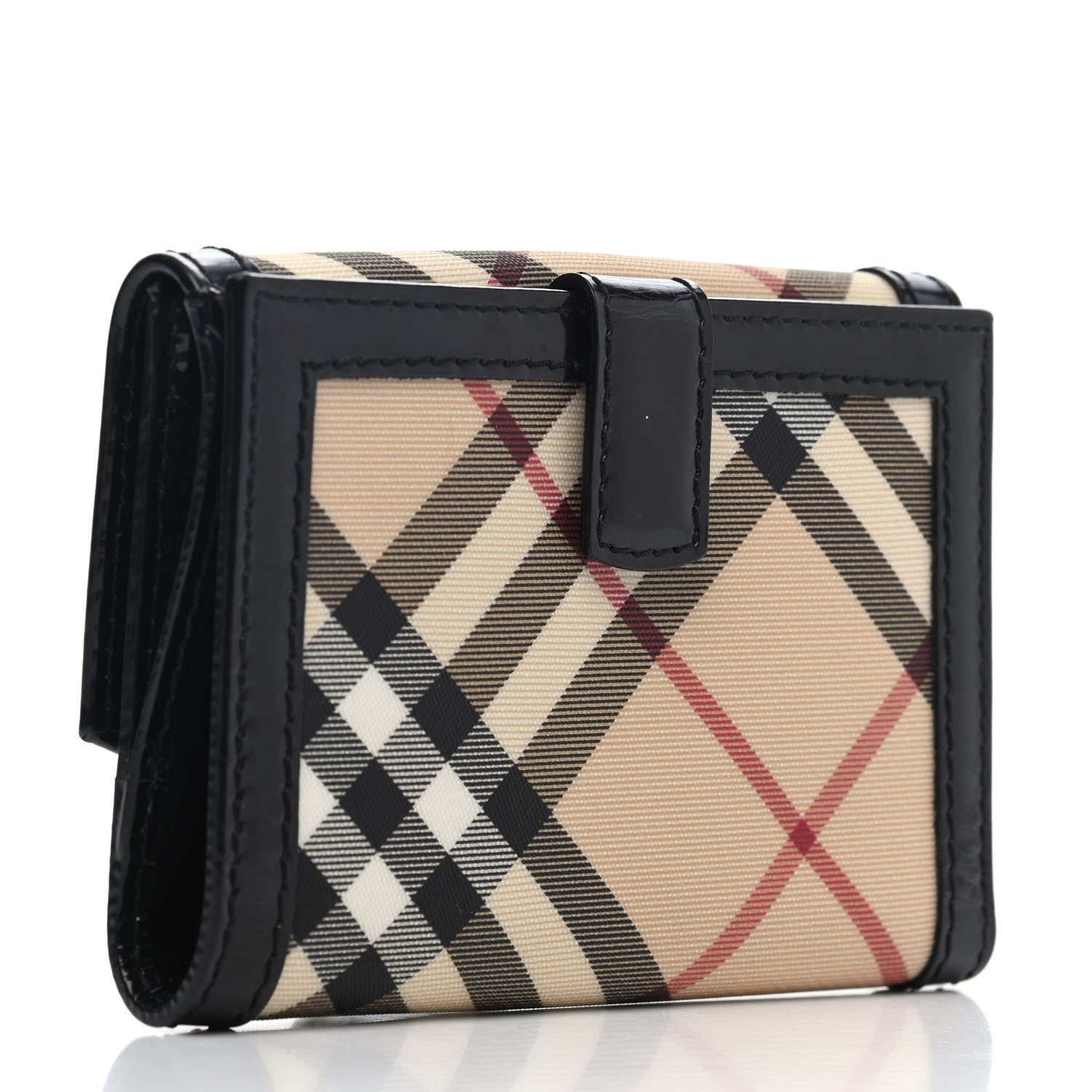 Burberry Nova Check Penrose Compact Wallet Black 2 of 4