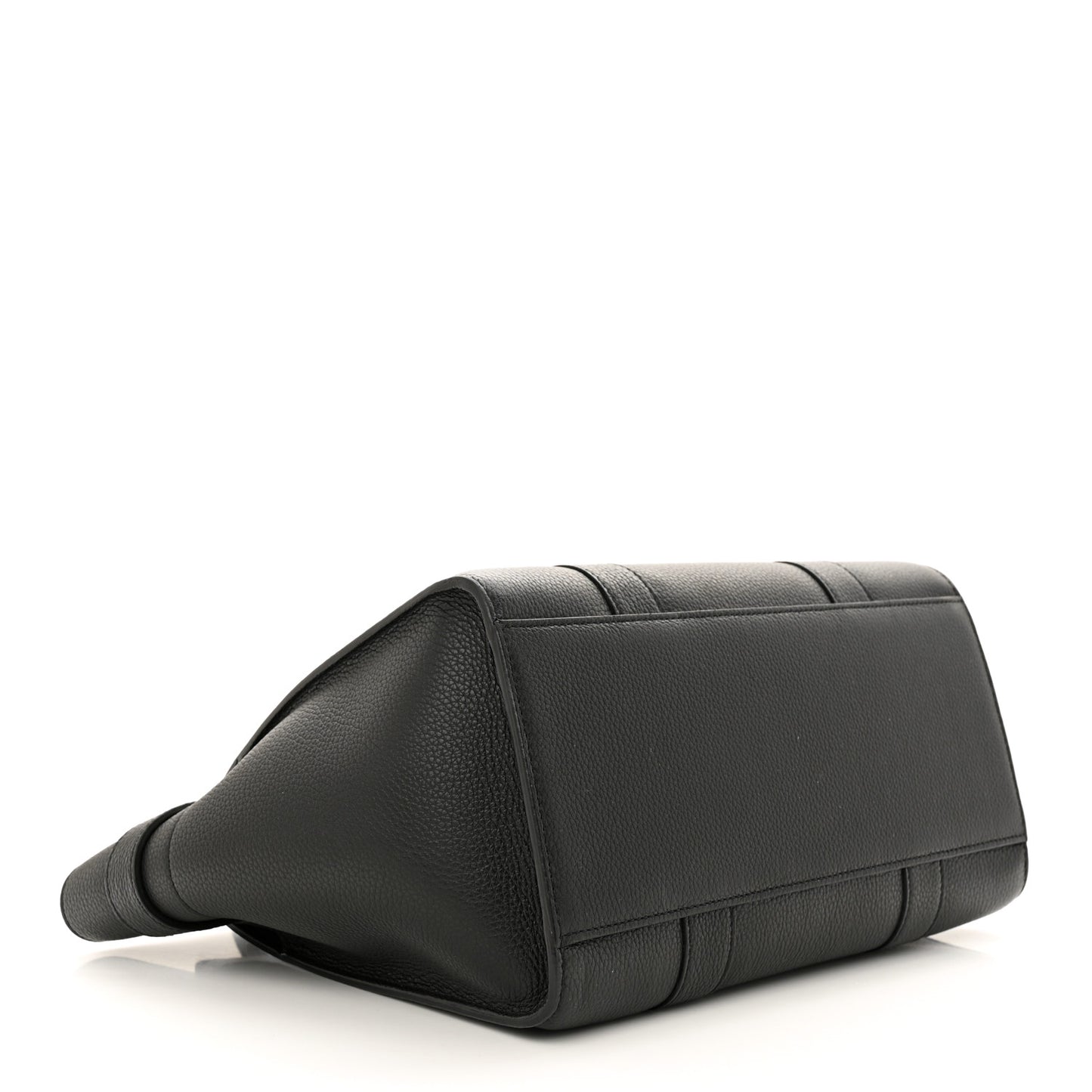 Classic Grain Small Bayswater Zip Tote Black