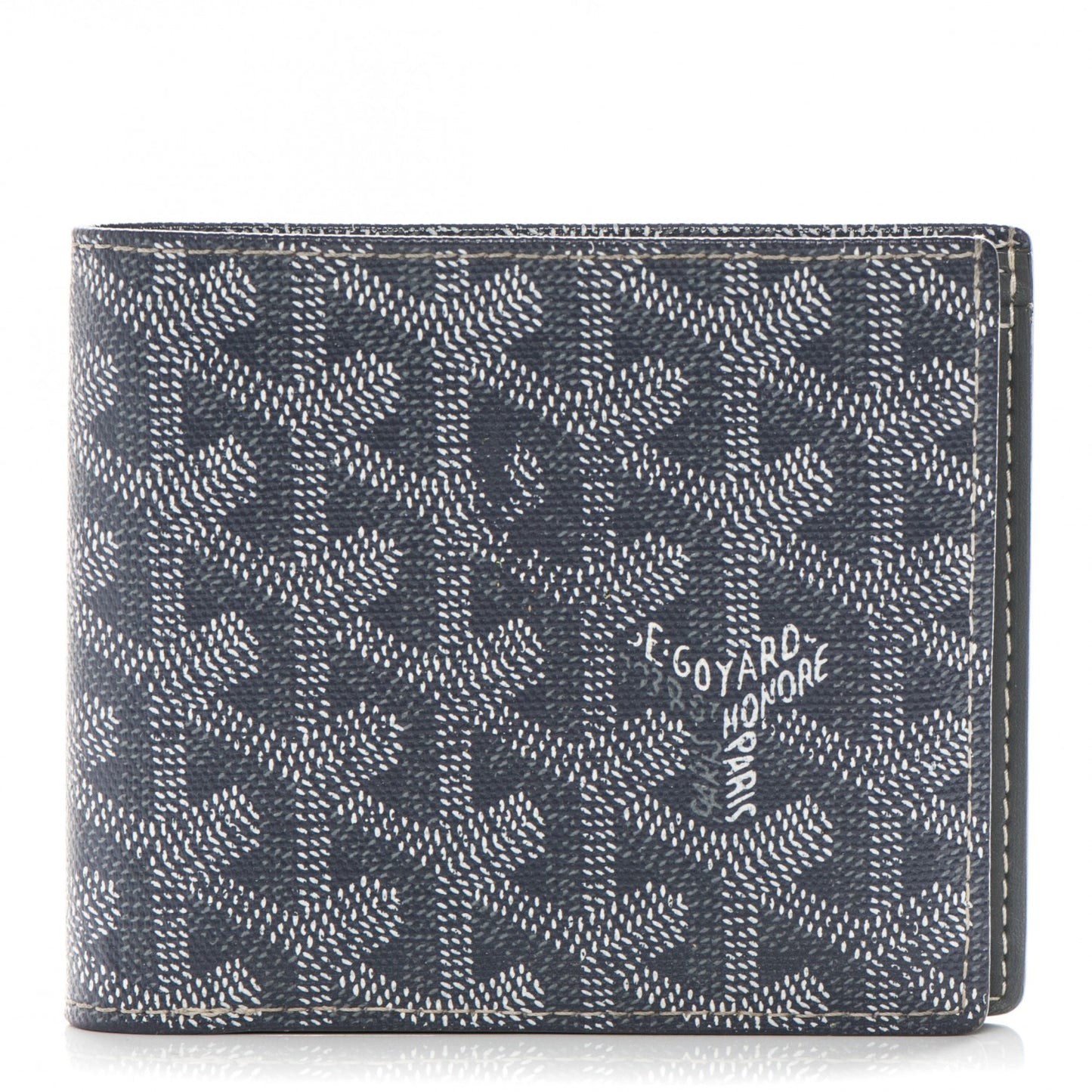 Goyardine Saint Florentin Bi-Fold Wallet Grey
