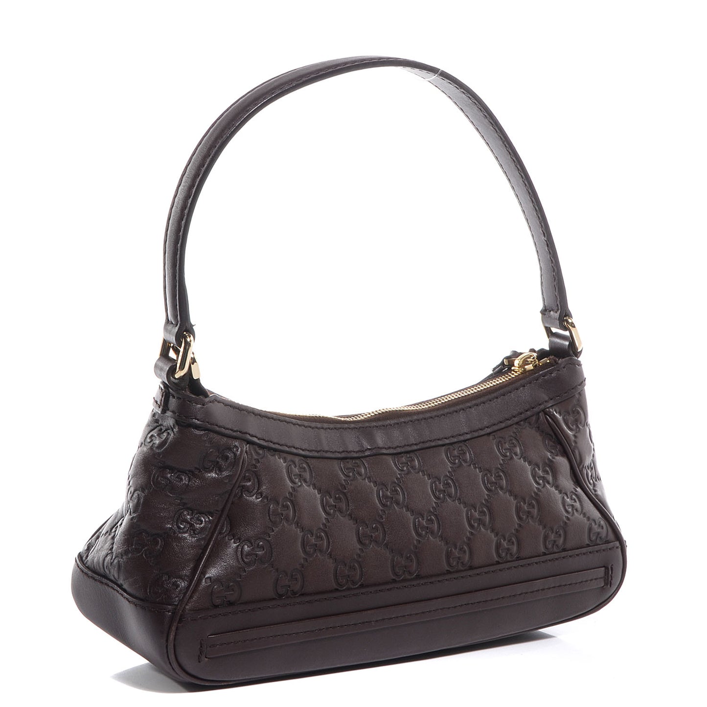Guccissima Small Mayfair Shoulder Bag Brown