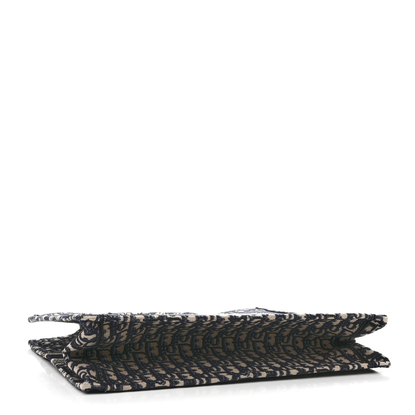 Oblique Book Tote Blue Multicolor