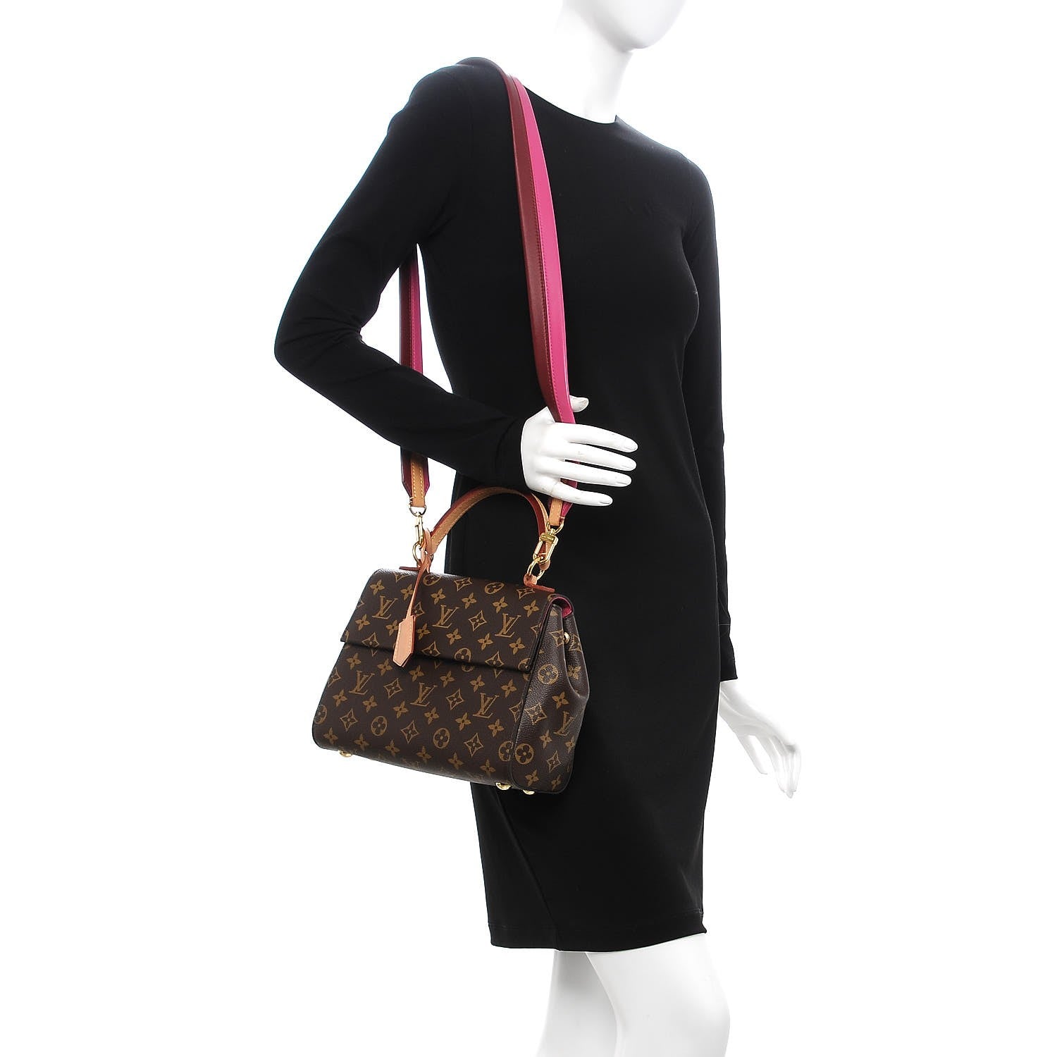 Louis Vuitton Monogram Cluny BB Pink 2 of 7