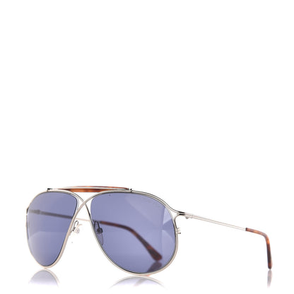 Tom Ford Magnus Aviator Sunglasses TF193 Silver Havana 1 of 7