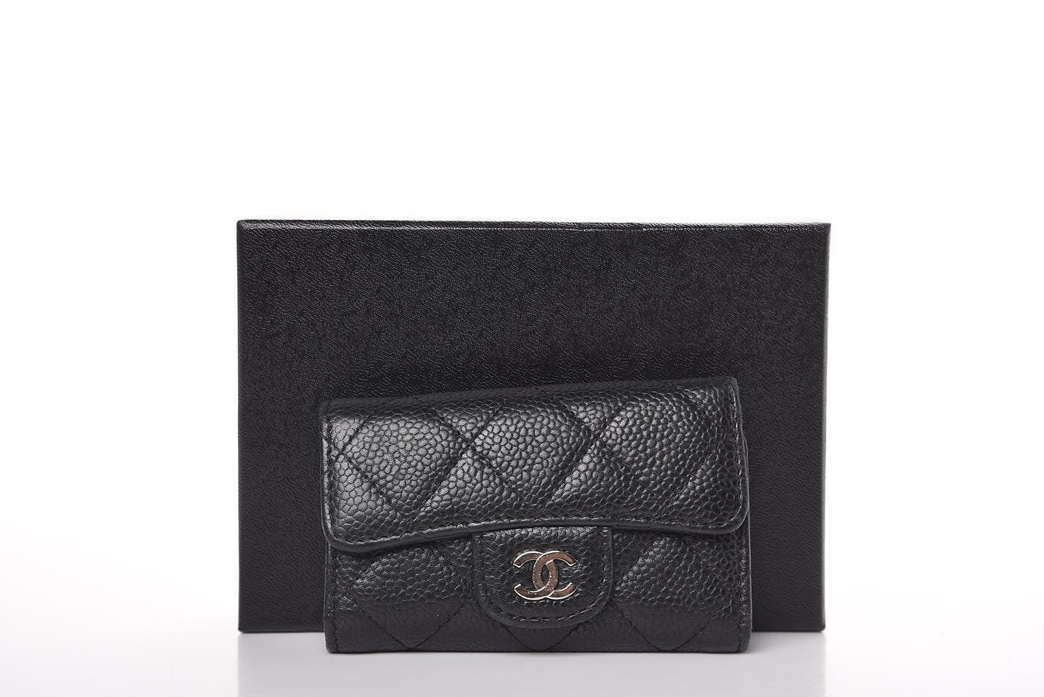 Chanel Caviar Quilted 6 Key Holder Black 12 of 12