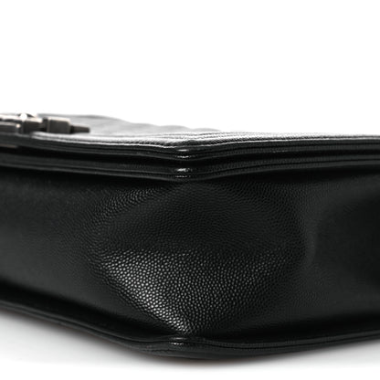 Chanel Caviar Quilted New Medium Boy Flap Black 10 of 11