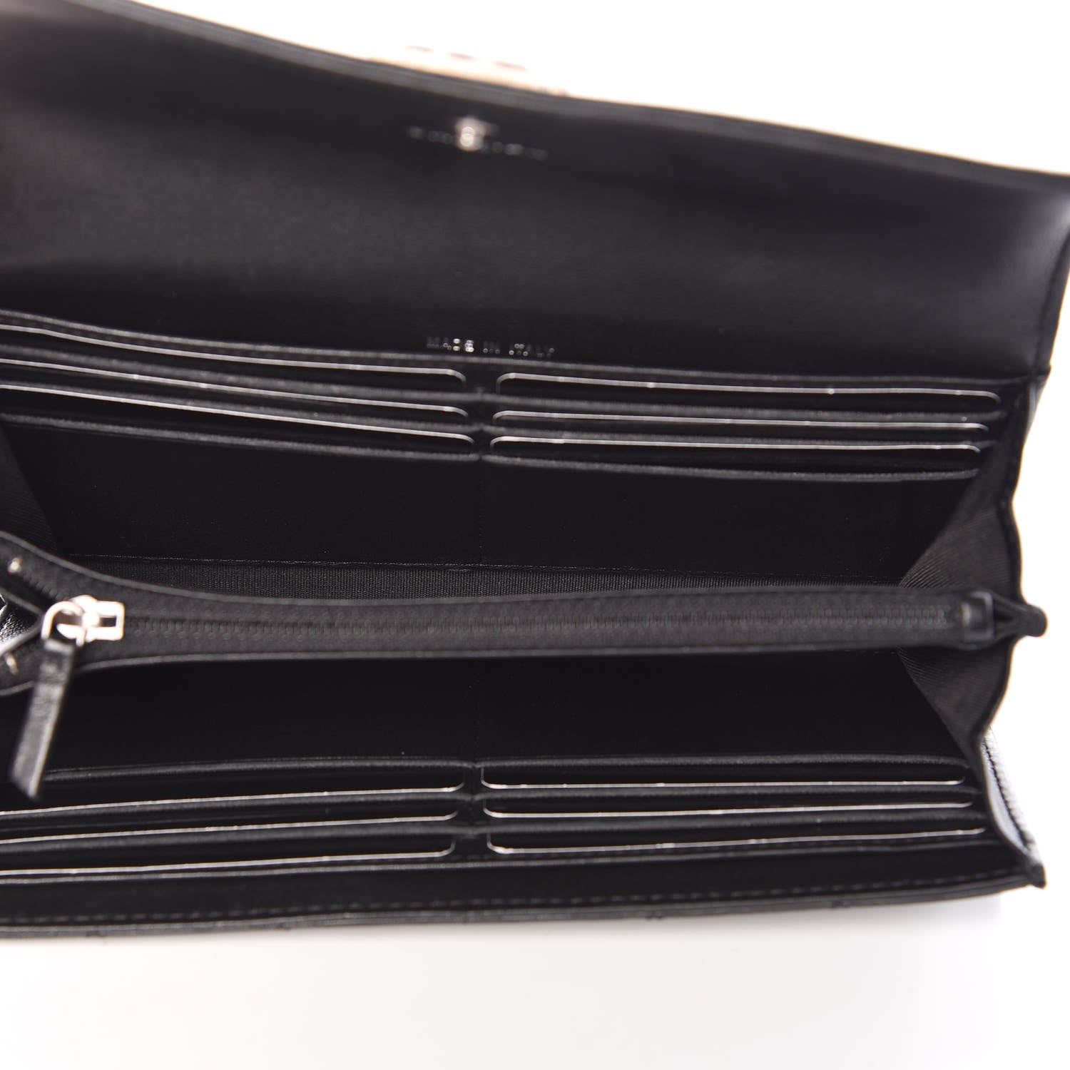 Chanel Lambskin Quilted Boy Flap Wallet Black 5 of 13