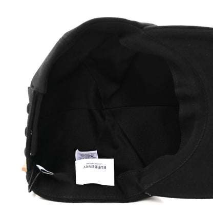 Burberry Cotton Twil TB Monogram Baseball Hat M Black 7 of 10