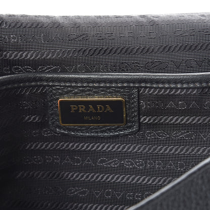 Prada Vitello Phenix Crossbody Bag Black 5 of 8