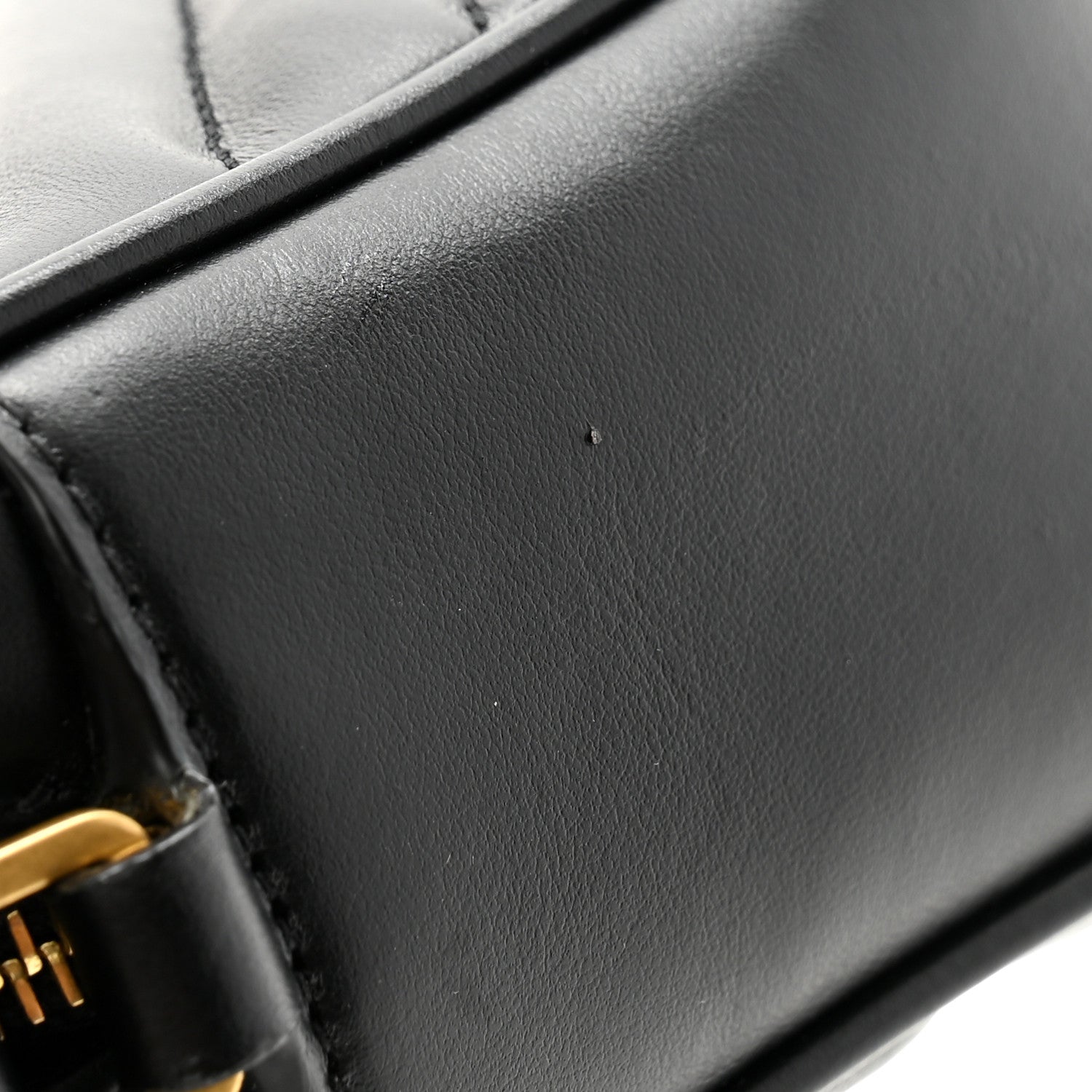 Saint Laurent Calfskin Matelasse Monogram Lou Camera Bag Black 13 of 13