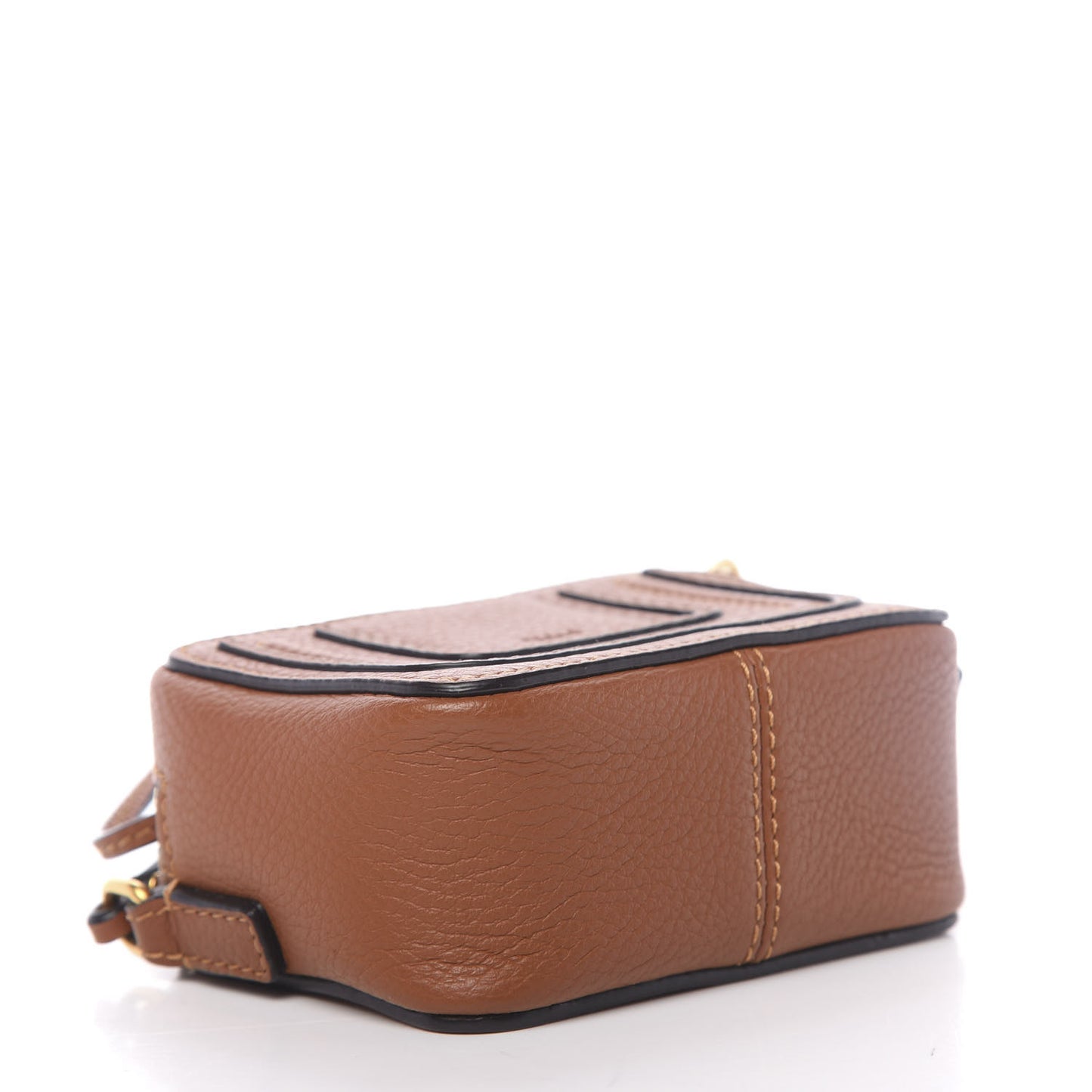 Calfskin Mini Marcie Crossbody Bag Tan