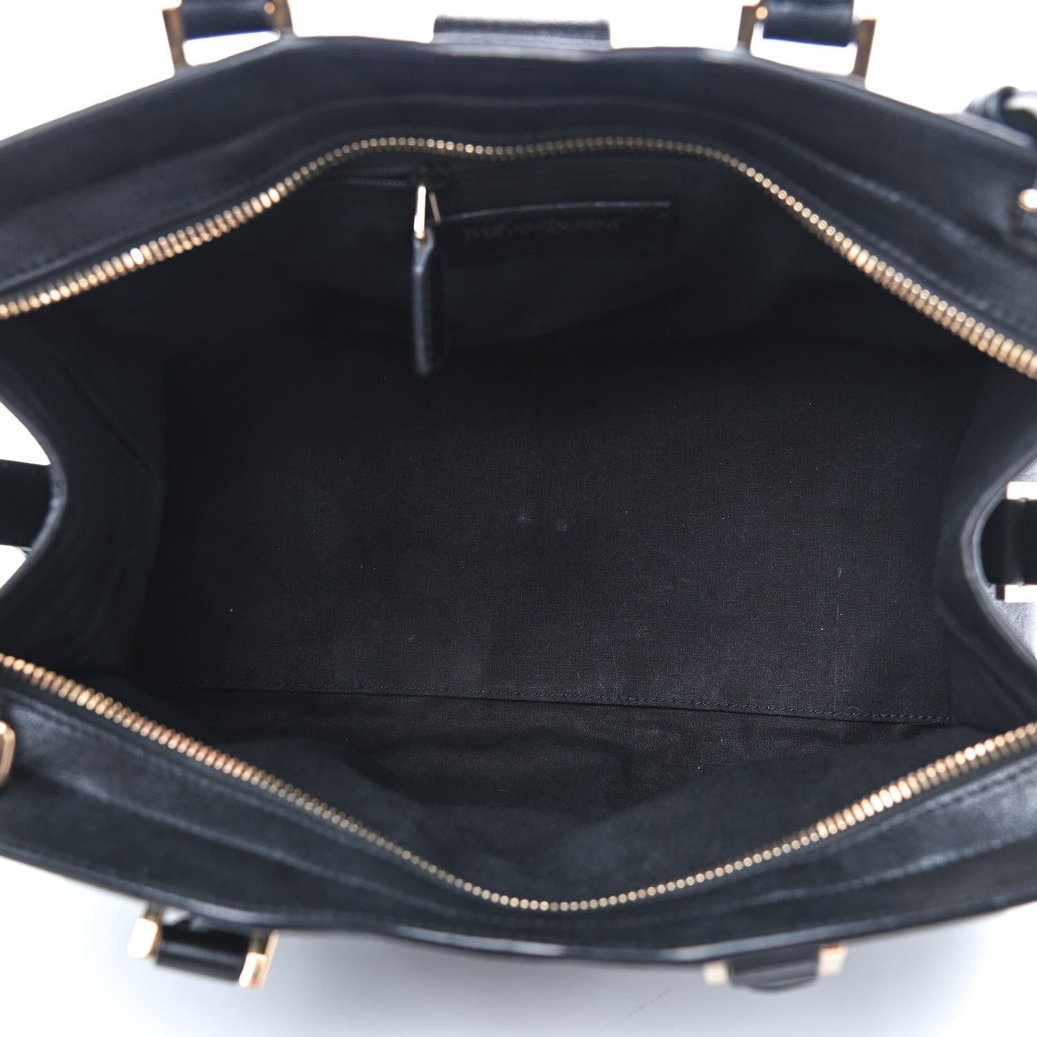 Saint Laurent Sheepskin Small Cabas ChYc Black 5 of 9