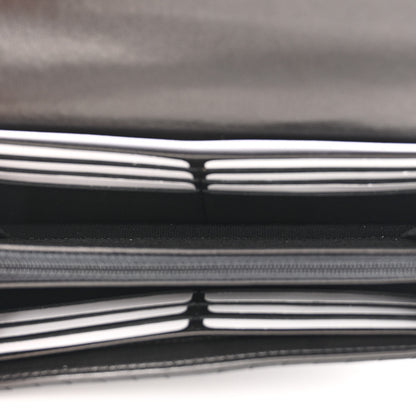 Chanel Aged Calfskin Quilted Large Reissue Gusset Flap Wallet So Black 5 of 10