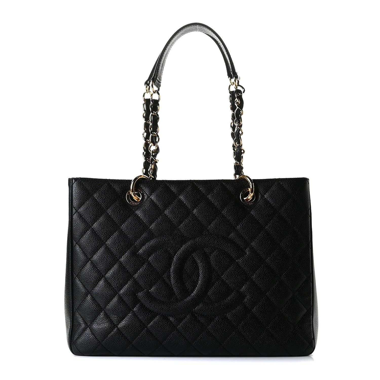 Chanel Caviar Quilted Grand Shopping Tote GST Black 1 of 10