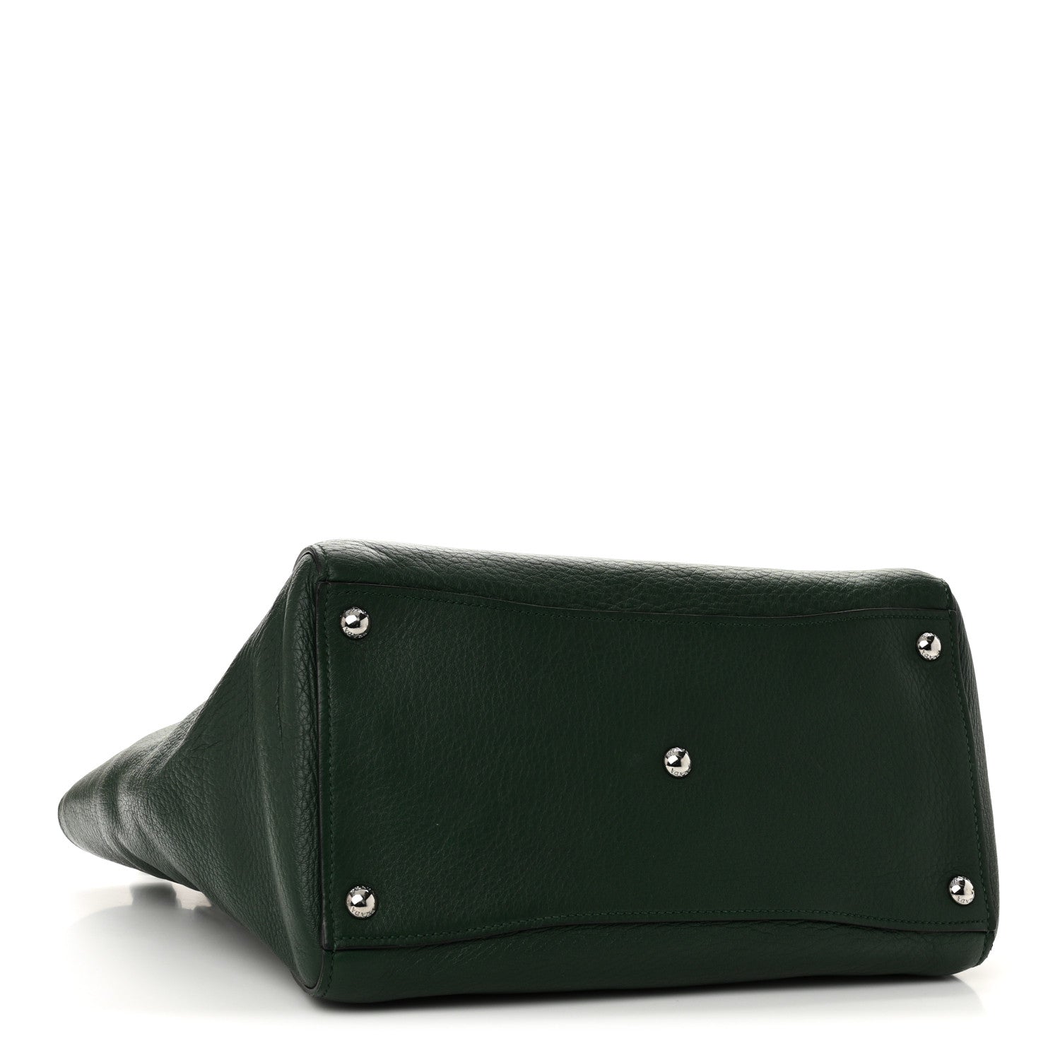 Prada Cervo Deerskin Twin Pocket Tote Green 3 of 9