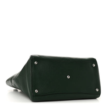Prada Cervo Deerskin Twin Pocket Tote Green 3 of 9