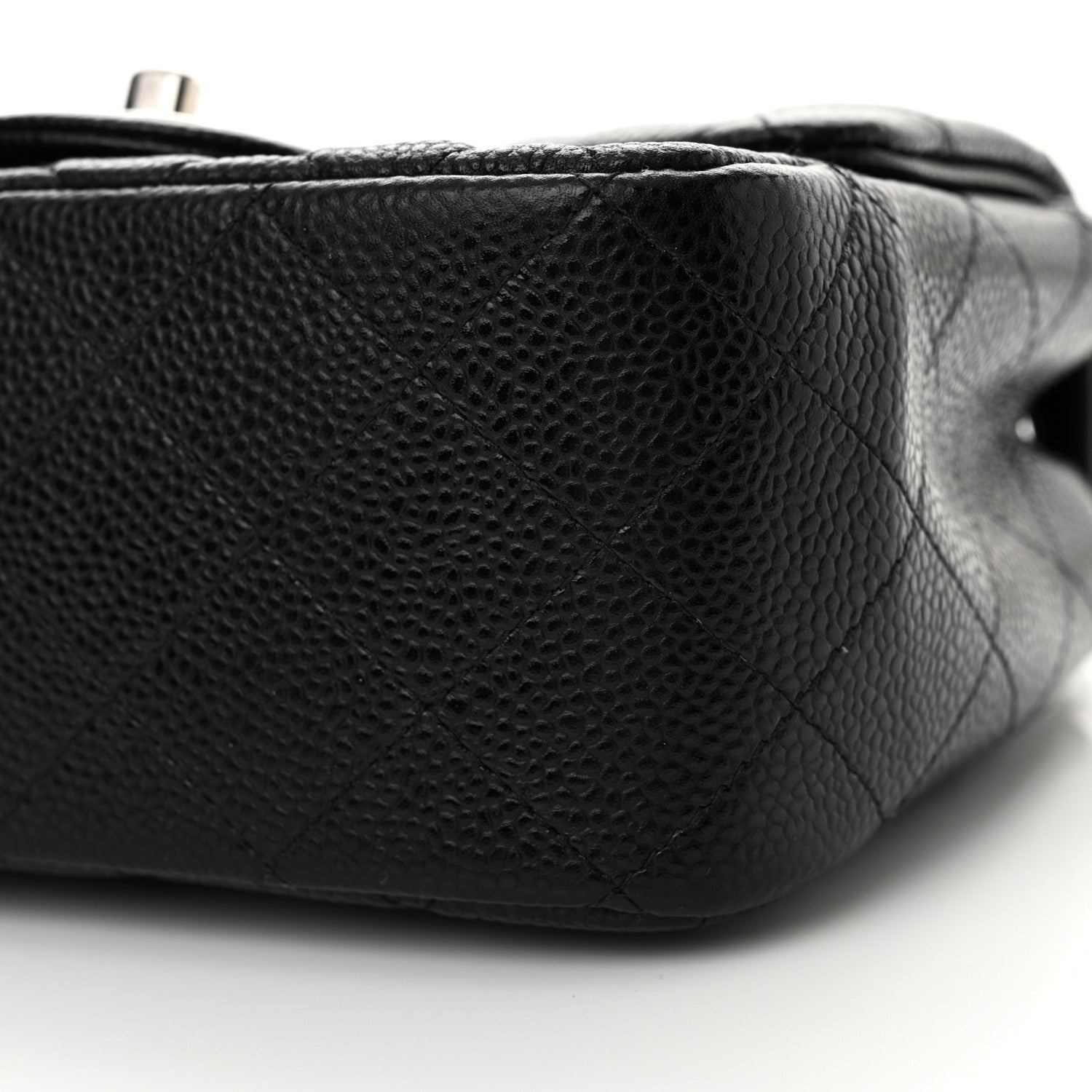 Chanel Caviar Quilted Mini Square Flap Black 10 of 11